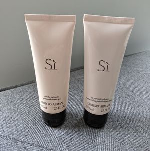 Si by Giorgio Armani Shower Gel and Body Lotion